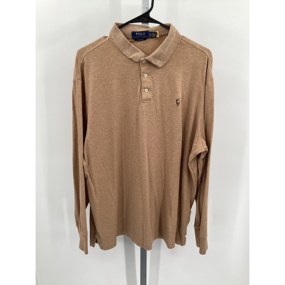 Mens Polo Ralph Lauren Long Sleeve‎ Polo Shirt-XL - Picture 2 of 8